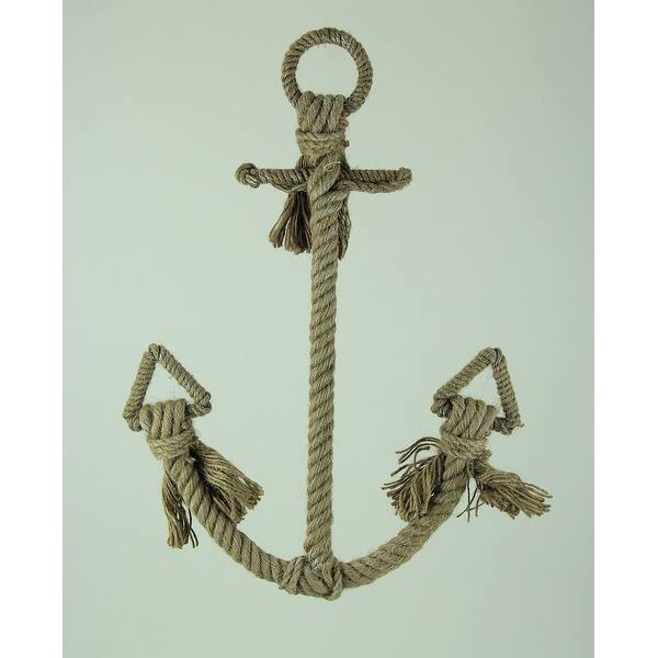 Shop Rustic Rope Ship Anchor Nautical Wall Decor On Sale