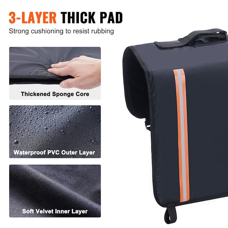 Tailgate Bike Pad with Camera Opening for Most Pickup Trucks