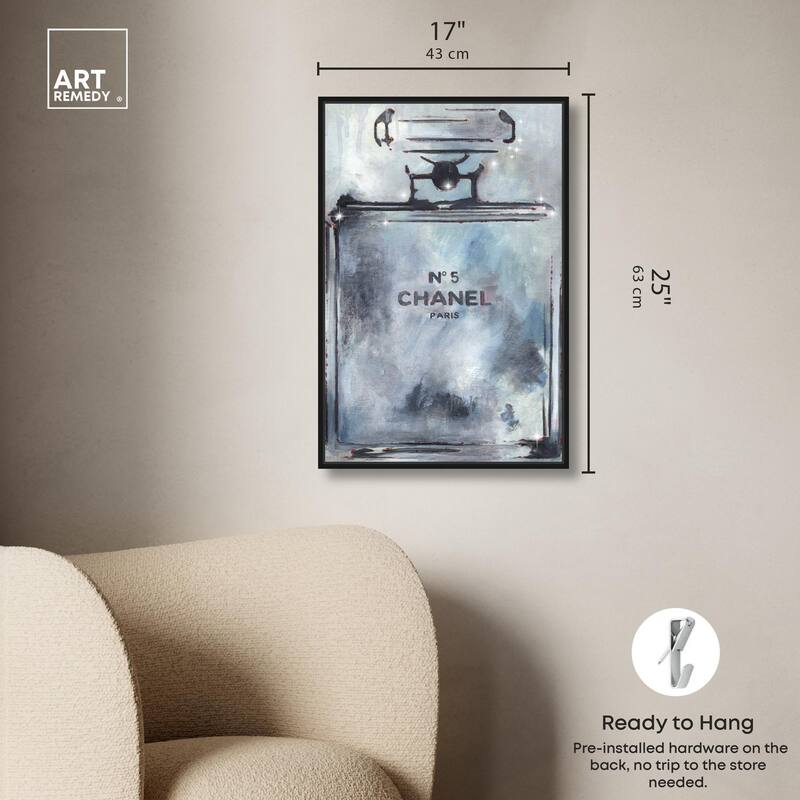 Doll Memories - Grey Perfume Canvas by Art Remedy