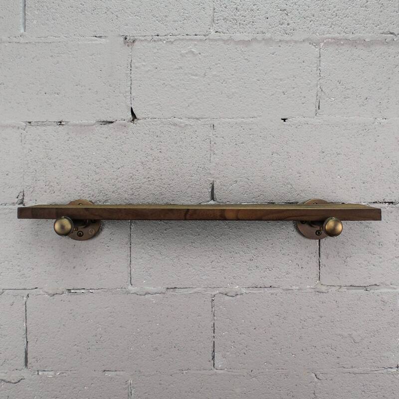 Somerville Farmhouse Industrial Wall Shelf