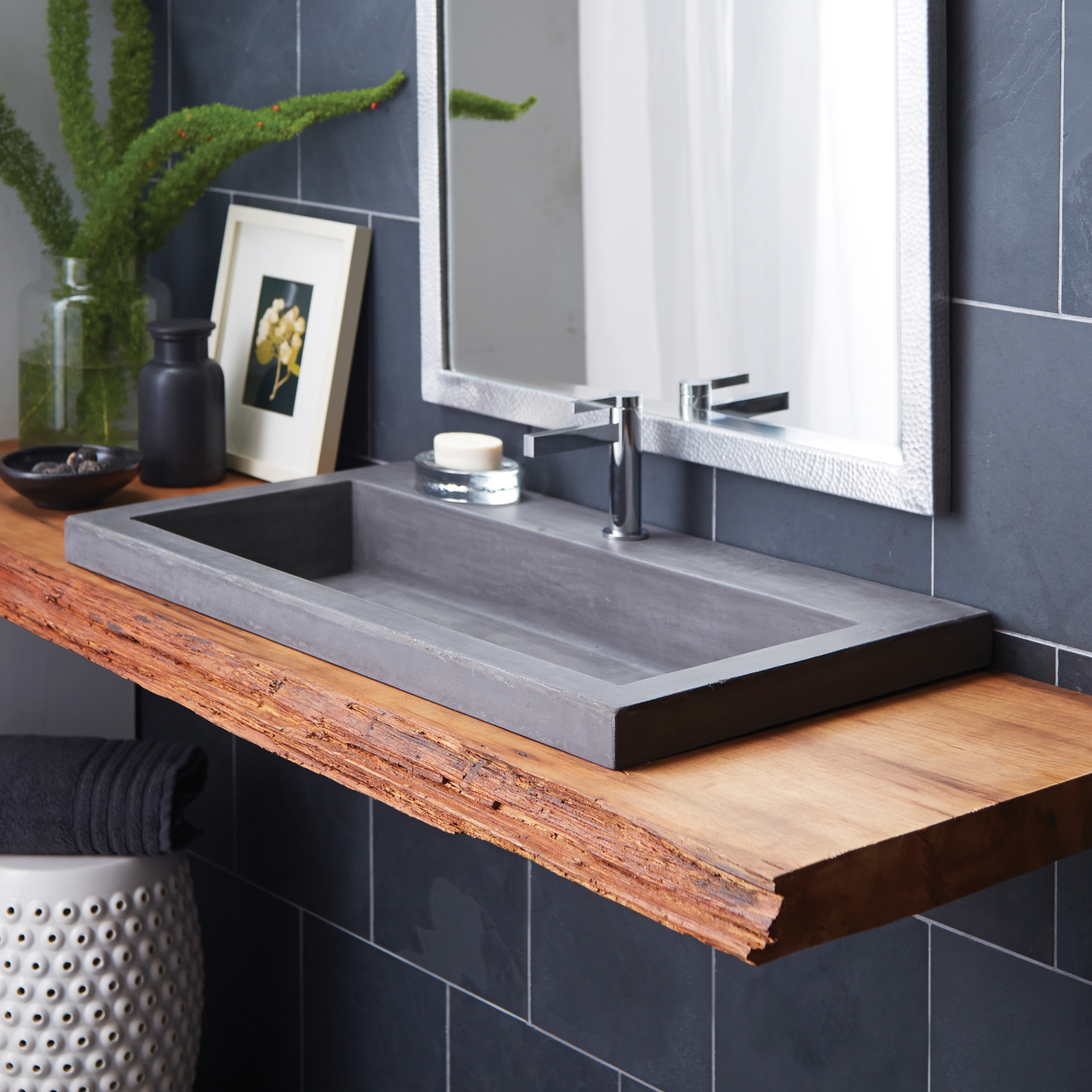 Rectangular online bathroom sink
