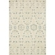 preview thumbnail 3 of 7, Alexander Home Annabelle Farmhouse Hand-hooked Wool Rug 2' 6" x 9' 9" - Ivory/Grey