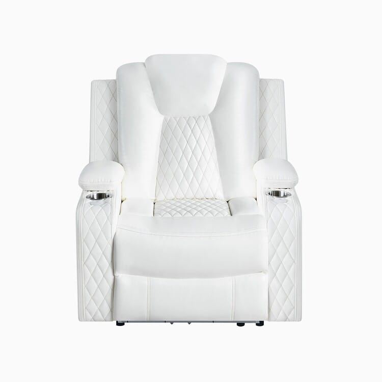 Power Reclining Sofa, Loveseat & Chair – Home Theater Seating with Wireless Charging, USB Port, Storage & Built-in Speakers