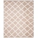 preview thumbnail 39 of 118, SAFAVIEH Dallas Shag Melahat Trellis 1.5-inch Thick Rug 8' x 10' - Beige/Ivory - Rectangle
