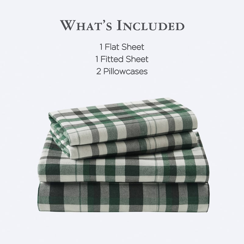 Woolrich Cotton Flannel Sheet Set