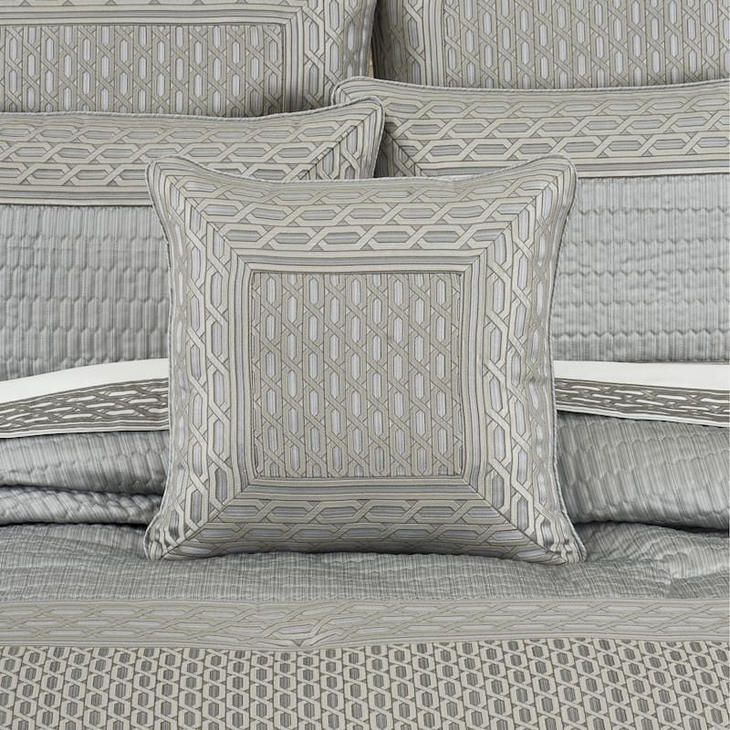 J. Queen New York Metropolitan Cloud 20" Square Decorative Throw Pillow - Accent - Polyester - Cloud