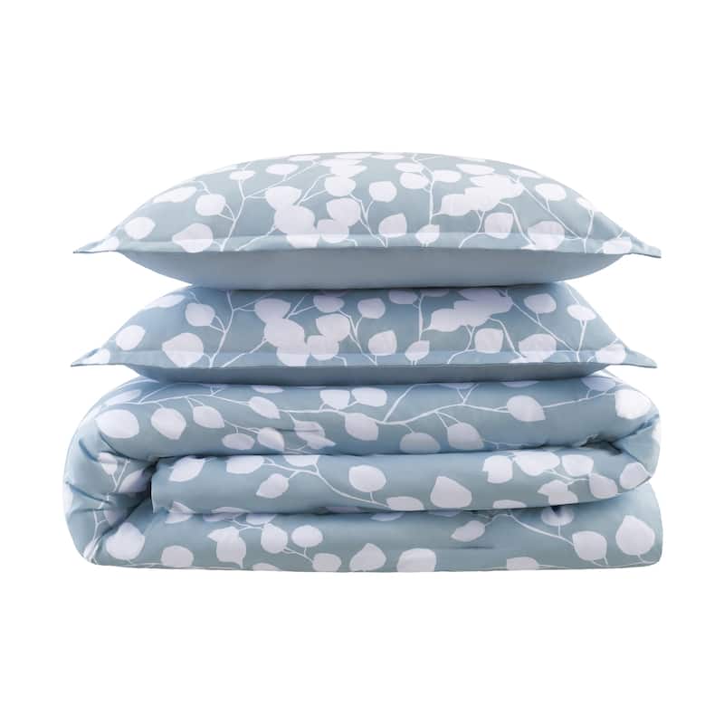 Serta Simply Clean Ellen Botanical Leaf Antimicrobial Comforter Set