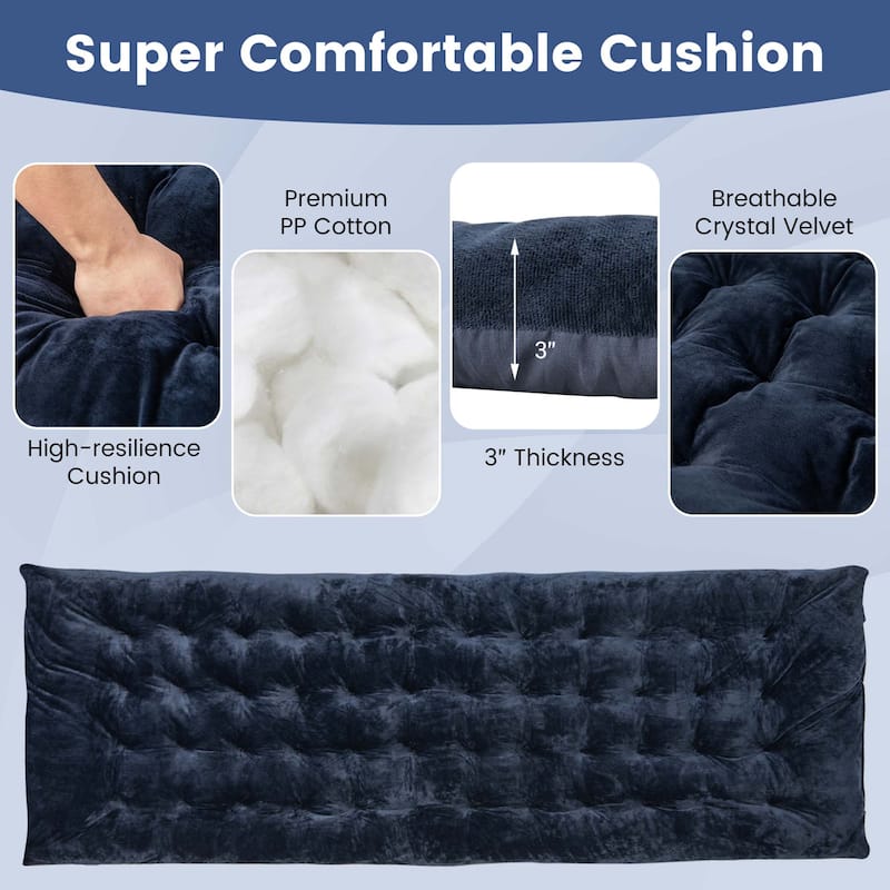 Outdoor Camping Cot Resting Pad Lightweight Crystal Velvet