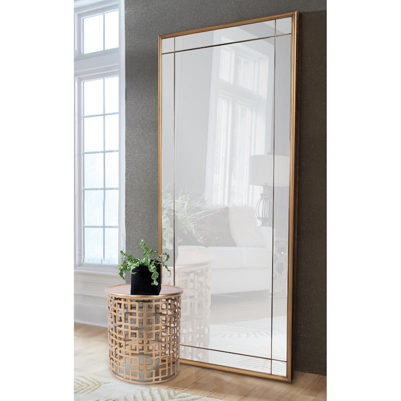 Allan Andrews French Panel Framed Decorative Wall Mirror