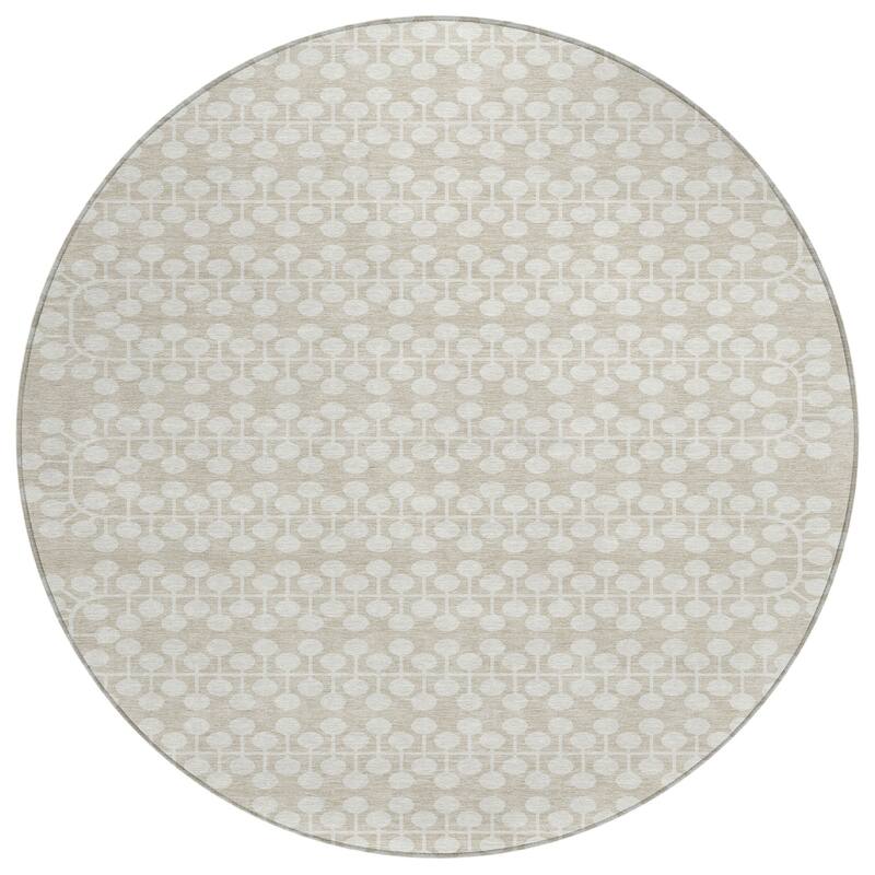 Machine Washable Indoor/ Outdoor Modern Ailey Chantille Rug