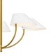 preview thumbnail 6 of 8, Penley 5-Light Brushed Gold Chandelier