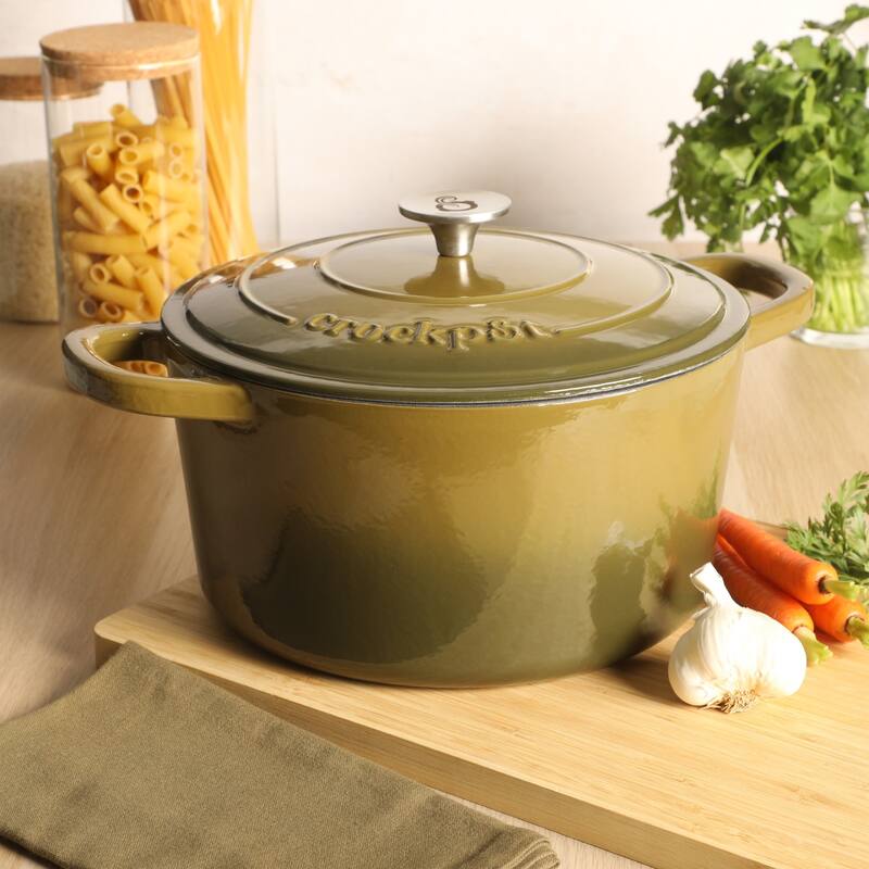 Crock Pot Artisan 7-Quart Round Dutch Oven