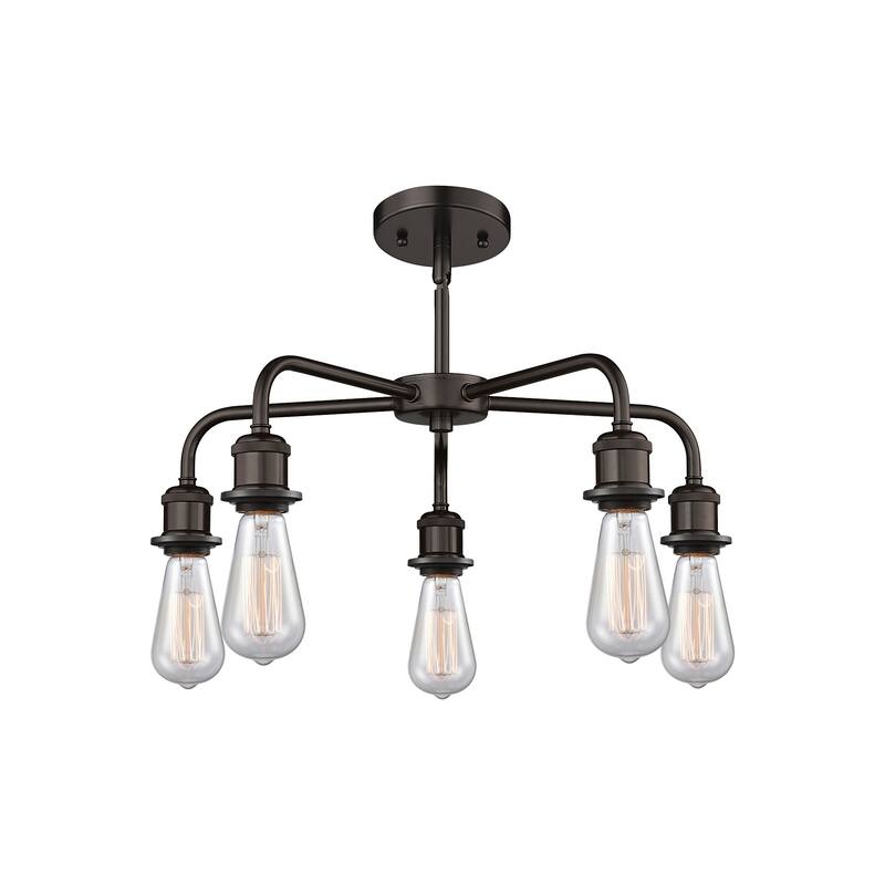 Innovations Lighting 516-5CR-16-24 Eaton Chandelier Eaton 5 Light 24"