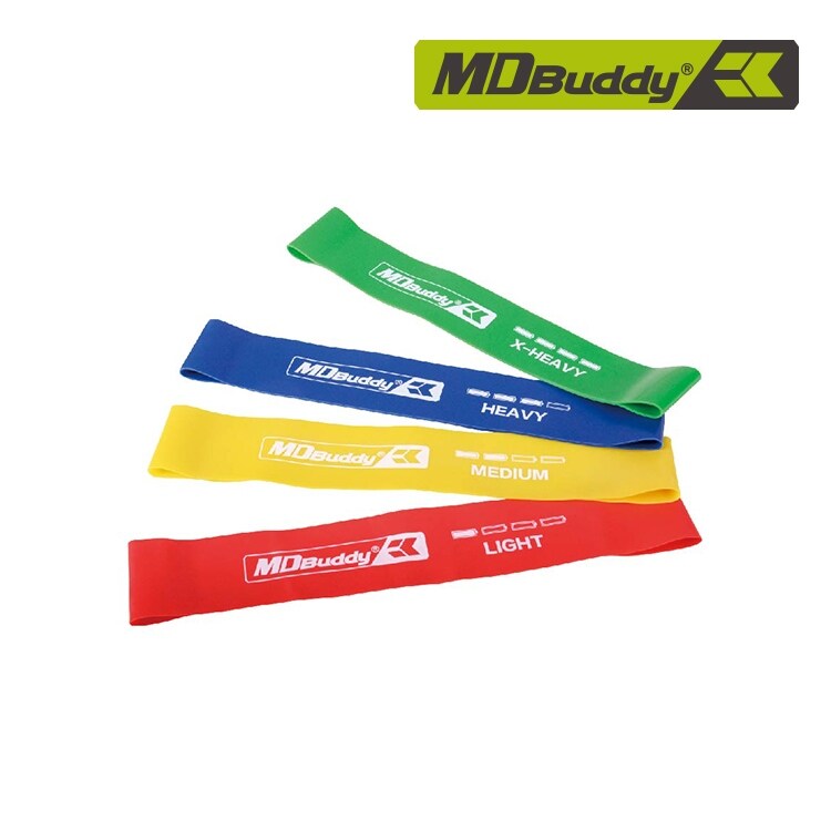 Workout Resistance Loop Latex Mini Exercise Bands Set of 4 Bed Bath Beyond 31645838