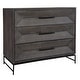 preview thumbnail 4 of 7, Uttermost Knox Dark Walnut Accent Chest - 32"H x 36"W x 18"D