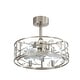 preview thumbnail 20 of 79, 20"/28" Modern 3/5/7-Blade Caged Crystal Ceiling Fan with Light Kit and Remote