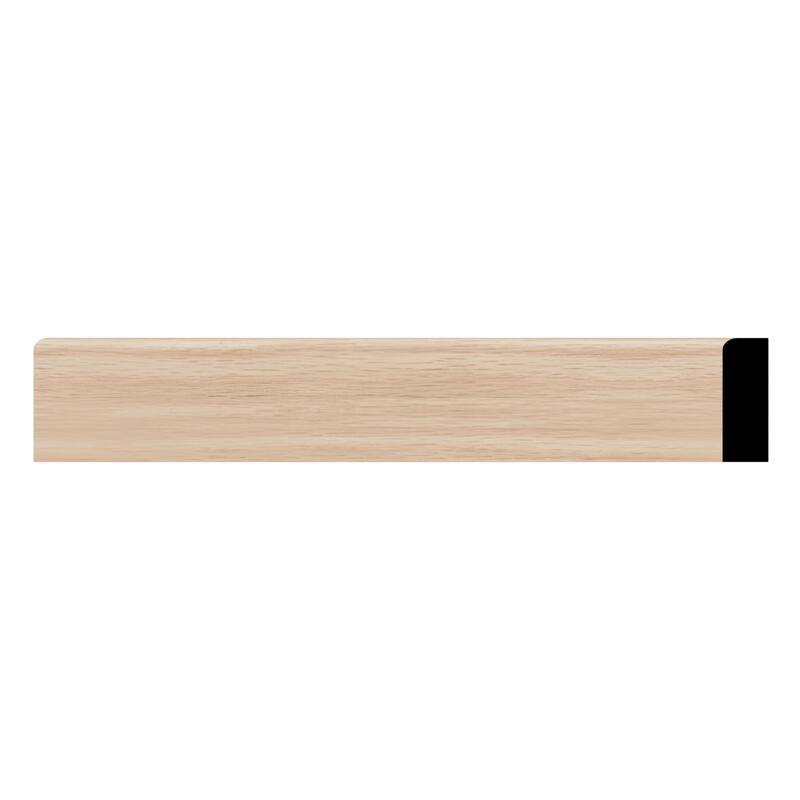 WM887: 3/8-in D x 1-1/4-in W x 96-in L Americraft Solid Hardwood Stain Grade S4S E1E Stop 887 Moulding - Red Oak