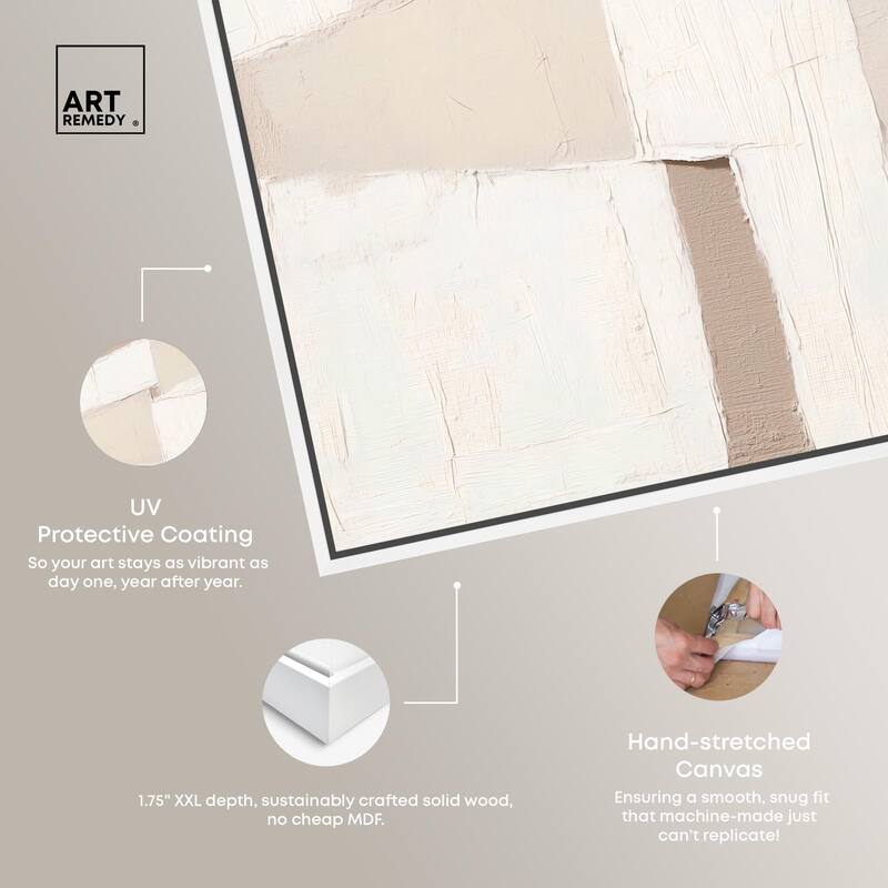 Plastered Planes I Canvas by Art Remedy