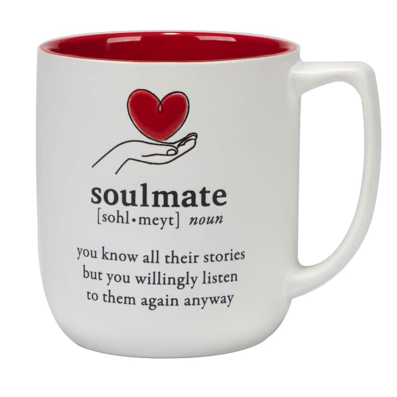 Certified International Valentine's Day 18 oz. Mugs, Set of 4