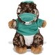 preview thumbnail 1 of 4, DolliBu Standing Marmot Doctor Plush with Cute Scrub Uniform and Cap - 8.5 inches
