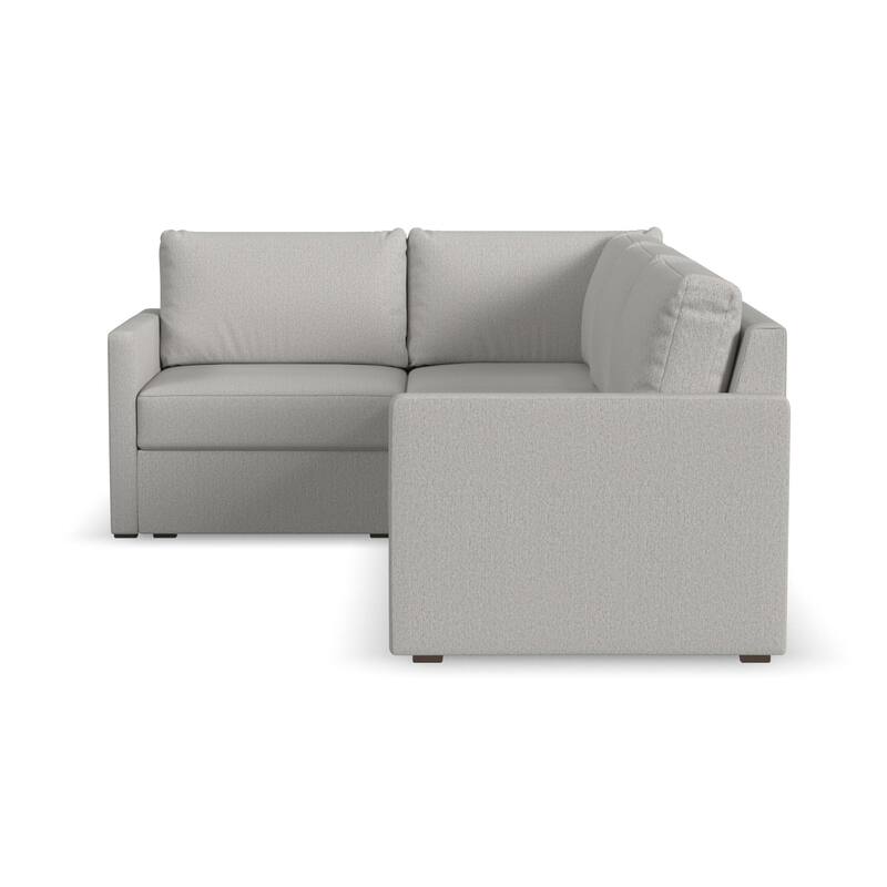 Flexsteel Fabric 4-Seat Modular Sectional in Light Tan