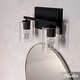 preview thumbnail 13 of 40, Hunter Kerrison Bathroom Vanity Wall Light - Contemporary, Industrial, Transitional - Damp Rated! 16" - 2 Light - Natural Iron