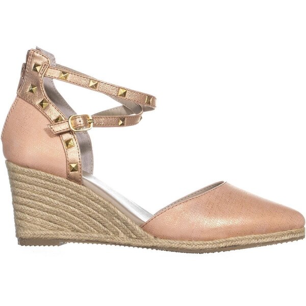 dusty rose wedges