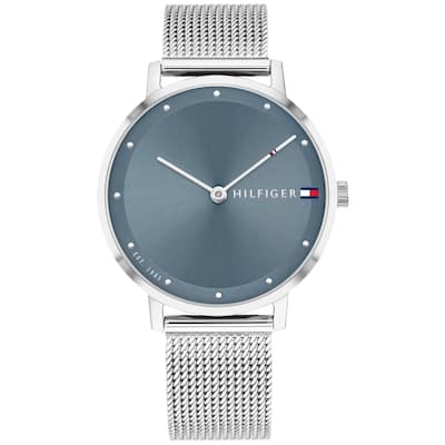 Tommy Hilfiger Women's Pippa Mesh Blue Dial Watch - 1782149 - 6 (36)