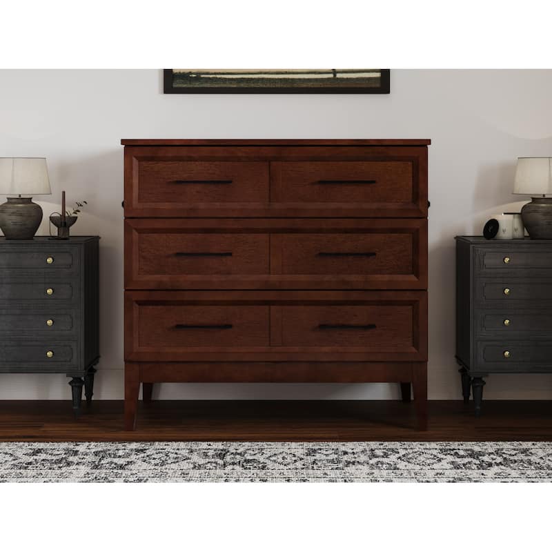 Santa Fe Murphy Bed Chest with Mattress and Built-in Charger