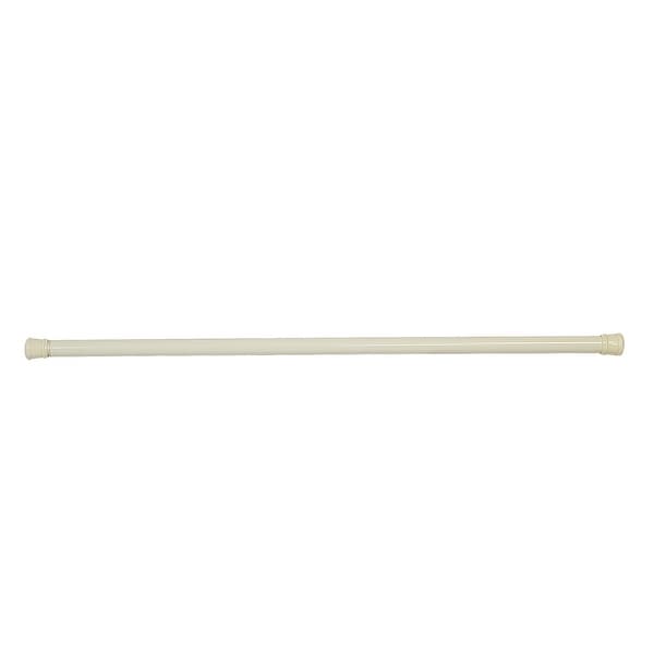 Design House 564179 36" to 63" Adjustable Shower Rod - Bone