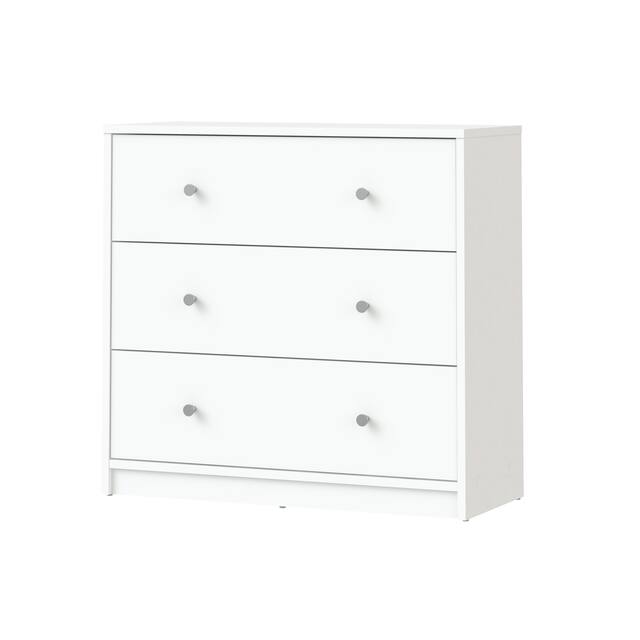 Porch & Den Zoe 3-drawer Engineered Wood Chest - White