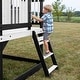 preview thumbnail 8 of 11, Backyard Discovery Sweetwater Heights White Wooden Playhouse w/ Slide - 6'3" x 10'0"