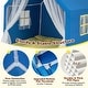 preview thumbnail 8 of 8, Costway Large Play Tent Kids & Toddlers Playhouse with Washable - See Details