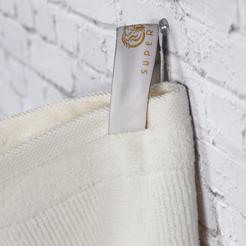 QuickDry Ribbed 12Piece Cotton Towel Set by Superior Bed Bath