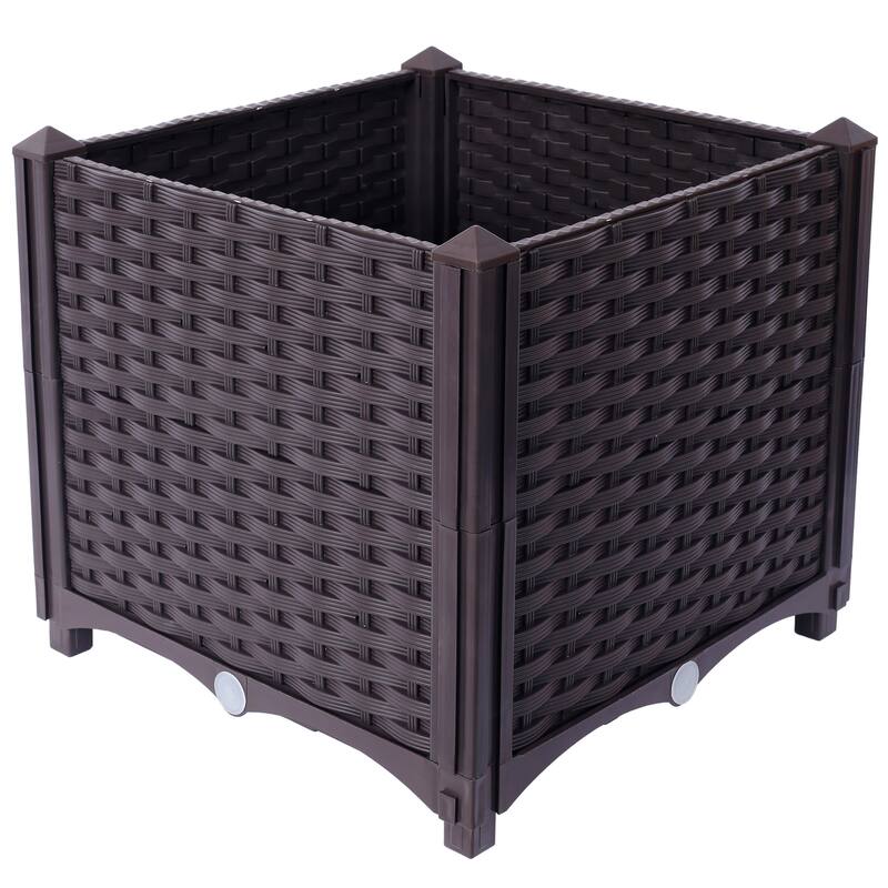 Portable Vegetable & Flower Planter Box, for Patio, Balcony, Backyard