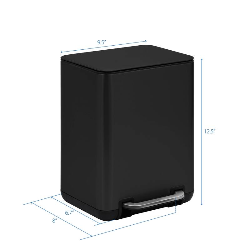 SunnyPoint 6 Liter / 1.58 Gallon Trash Can
