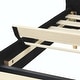 preview thumbnail 29 of 76, Upholstered Platform Bed Frame, Velvet, Wood Support, Modern