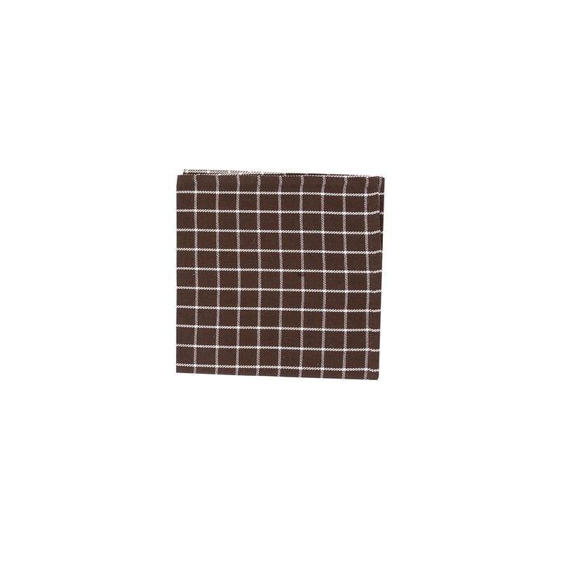 Windowpane Cocoa Napkin Set of 6 - Set of 6
