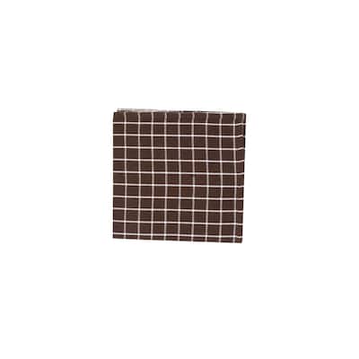Windowpane Cocoa Napkin Set of 6 - Set of 6