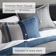 preview thumbnail 6 of 60, Chelsea Square Cascade Reversible Plush Faux Suede Comforter Set