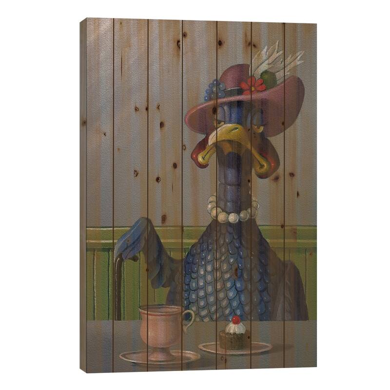 Downton Abbey Print On Wood by Frank Warmerdam - Multi-Color - 26x18x1.5