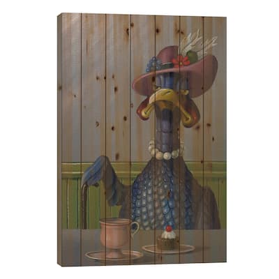 Downton Abbey Print On Wood by Frank Warmerdam - Multi-Color