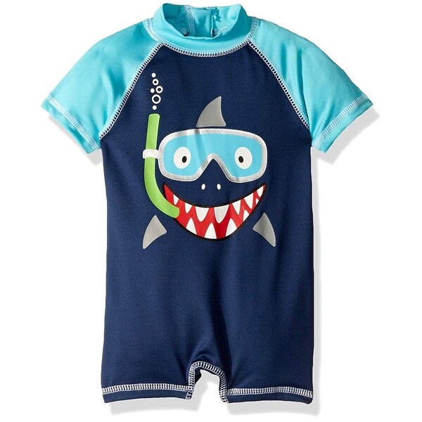 baby boy swim romper