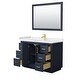 preview thumbnail 2 of 98, Miranda Single Vanity Set, Cultured Marble Top, 46-Inch Mirror