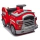 preview thumbnail 2 of 18, 12V Ride-On Fire Engine - Sirens, Lights, Early Education, Fire Tools, Human-Vehicle Interaction - Red