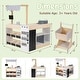 preview thumbnail 25 of 30, Costway Kids Grocery Store Playset Wooden Pretend Play Supermarket - See Details