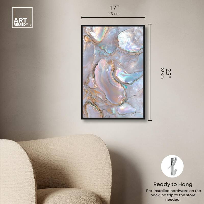 Fluid Preciousness III Canvas by Art Remedy