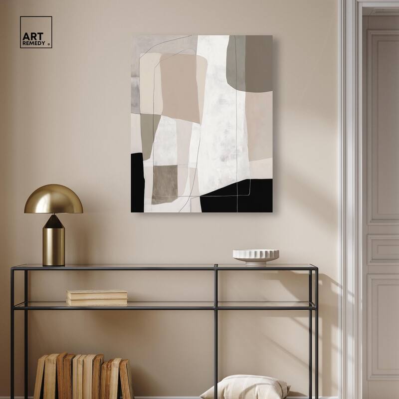 Neutral Forms II Canvas by Art Remedy, Gallery Wrapped