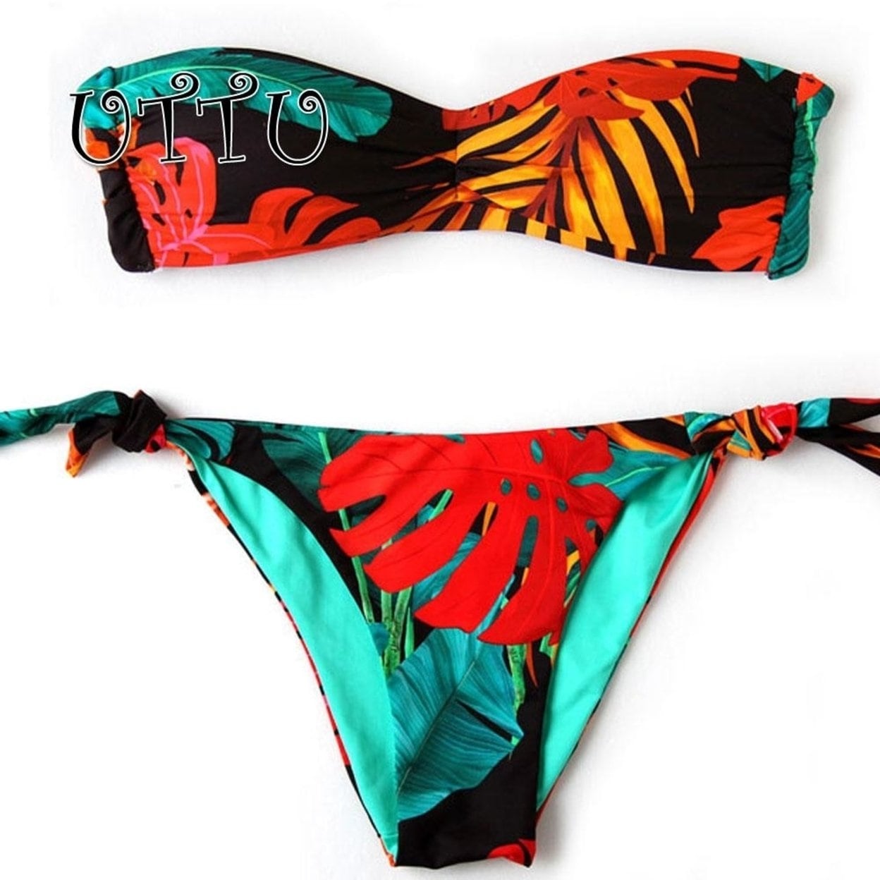 strapless micro bikini bottoms