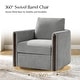 preview thumbnail 31 of 35, HULALA HOME Taresa Modern Barrel-Shaped Rotatable chair